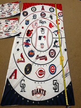 American League MLB Logo Duvet and Pillow Cases - Brand New-Never Used
